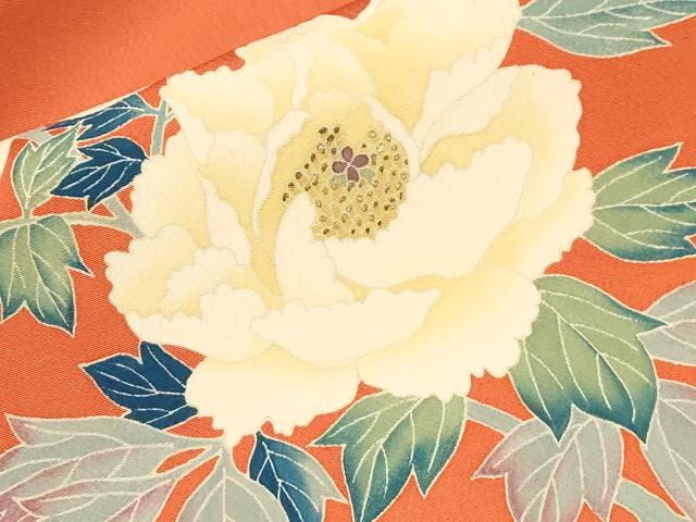 平和屋着物●本加賀友禅作家 奥原一就 九寸名古屋帯 草花文 金彩 正絹 逸品 CABE3663dy