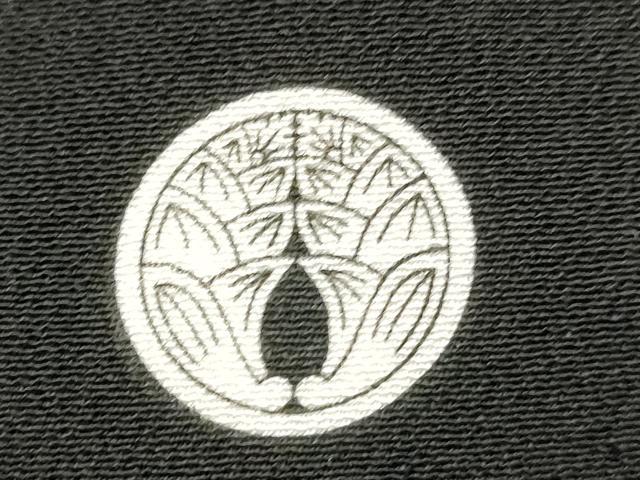 平和屋着物■豪華黒留袖 刺繍 草花文 暈し染め 金彩 正絹 逸品 CABE3864dy