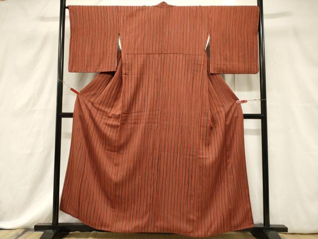平和屋着物■上質な小紋 間道 正絹 逸品 CABE3877dy