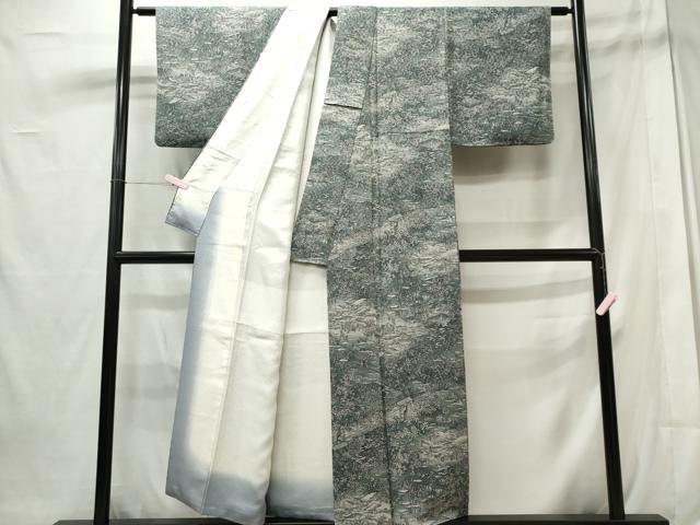 平和屋着物■上質な小紋 風景文 正絹 逸品 CABE4029ou