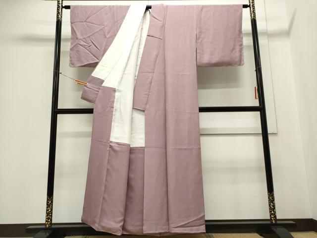 平和屋着物■上質な色無地 紅藤色 正絹 逸品 CABE4090ou