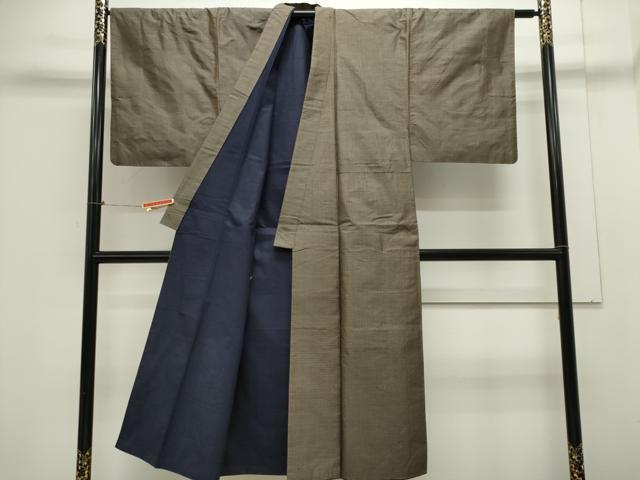 平和屋着物■男性 本場大島紬 亀甲柄 正絹 逸品 CABE4227ou