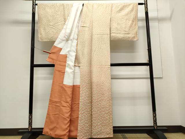 平和屋着物■訪問着 扇面文 金彩 正絹 逸品 CABE4236ou