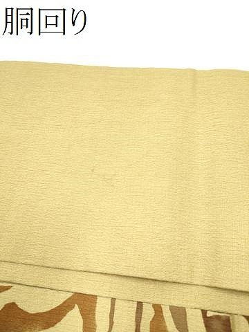 平和屋着物●九寸名古屋帯 ろうけつ染 吉祥花文 正絹 逸品 CABE4546hy