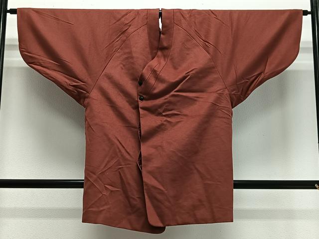 平和屋着物∞和装コート　ベロア　赤錆色　CABE4843ua 平和屋着物∞和装コート ベロア 赤錆色 CABE4843ua