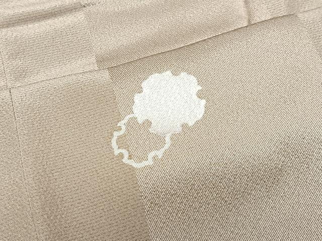 平和屋着物∞道行コート 雪輪文 三越扱い ロング丈 正絹 逸品 CABE4882ua