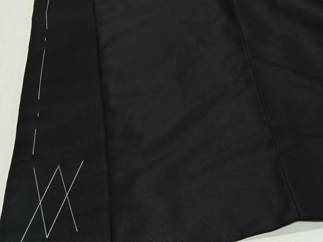 平和屋着物∞男性 長羽織 キングサイズ 暗黒色 洗える着物 未使用 CABE4974ua