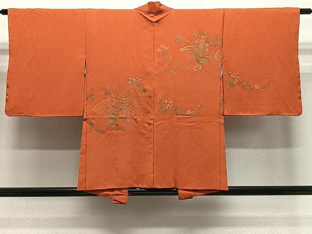 平和屋着物#羽織 寿光織 花唐草文 金銀糸 正絹 逸品 未使用 CABE5011ua