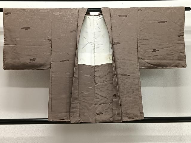 平和屋着物#羽織 地紋起こし 幾何学文 正絹 逸品 未使用 CABE5064ua