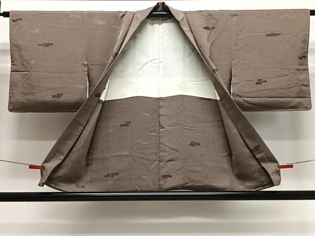 平和屋着物#羽織 地紋起こし 幾何学文 正絹 逸品 未使用 CABE5064ua