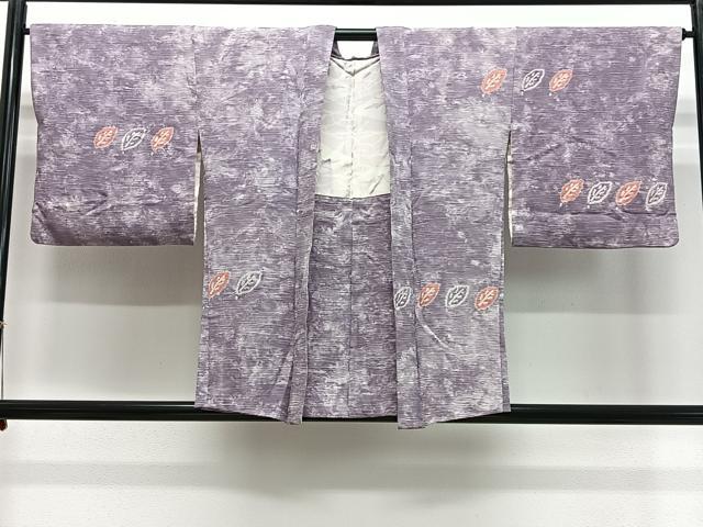 平和屋着物#羽織 絞り 舞葉文 正絹 逸品 CABE5151ua