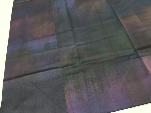平和屋着物#道行コート 雨コート 霞文 暈し染め ロング丈 正絹 逸品 CABE5199ua
