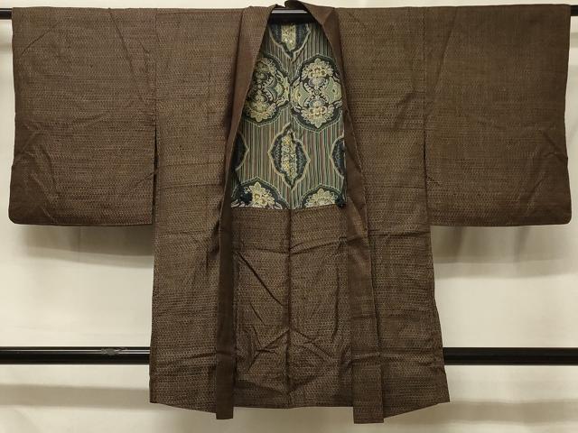 平和屋着物#男性 羽織 亀甲文 正絹 逸品 CABE5306in