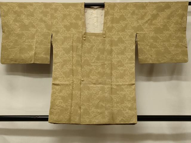 平和屋着物#道行コート 毘沙門亀甲地紋 正絹 逸品 CABE5308in