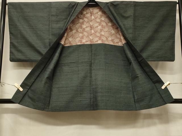 平和屋着物#男性 羽織 紬地 絣文様 正絹 逸品 CABE5316in