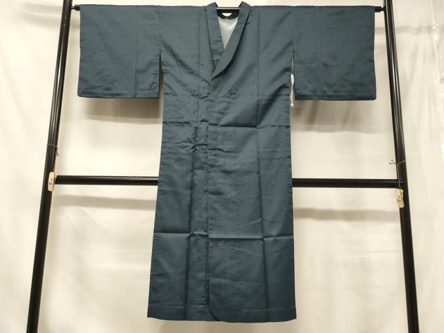 平和屋着物#道行コート 雨コート 単衣 変わり立涌文 ロング丈 正絹 逸品 CABE5360in