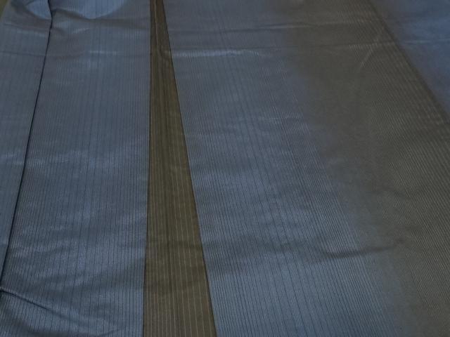 平和屋着物#本場縞大島紬 羽織 間道 正絹 逸品 未使用 CABE5434in
