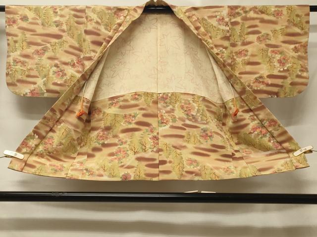平和屋着物#羽織 樹林文 暈し染め 正絹 逸品 CABE5435in