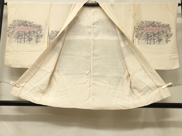 平和屋着物#羽織 寿光織 風景文 正絹 逸品 CABE5443in