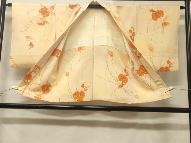 平和屋着物#羽織 枝花文 正絹 逸品 CABE5492in