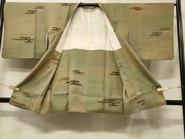 平和屋着物#道行コート 輪奈ビロード エ霞文 暈し染め 正絹 逸品 CABE5526in