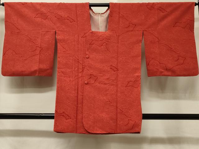 平和屋着物#道行コート 輪奈ビロード 道長文 正絹 逸品 CABE5585in