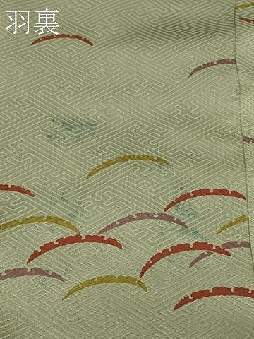 平和屋着物#道行コート 総刺繍 草花文 黒地 金糸 正絹 逸品 未使用 CABE5588in