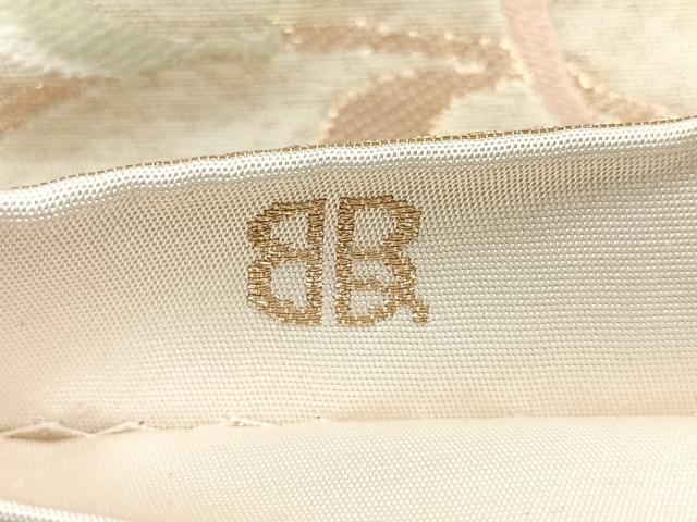 平和屋着物◎西陣 服部織物謹製 六通柄袋帯 更紗吉祥文 金糸 正絹 逸品 CABE5962nb