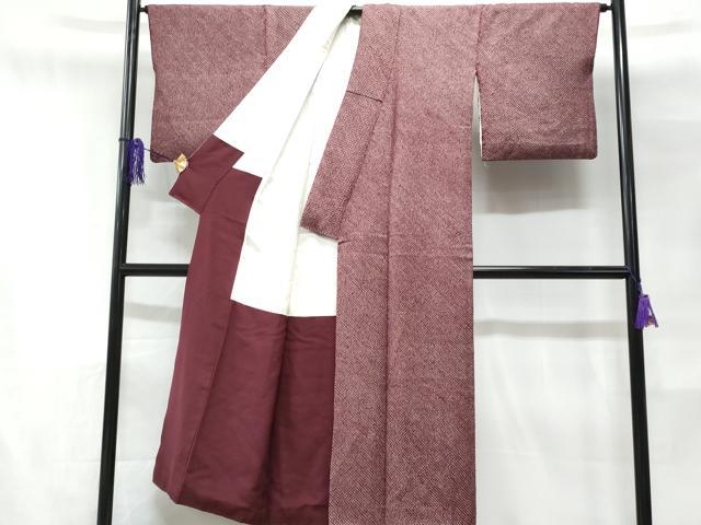 平和屋着物■大変加工の良い総絞り小紋 正絹 逸品 CABE6053fb