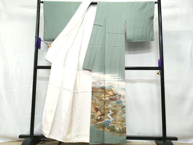 平和屋着物■豪華色留袖 作家物 古都庭園 暈し染め 金彩 正絹 逸品 CABE6356fb