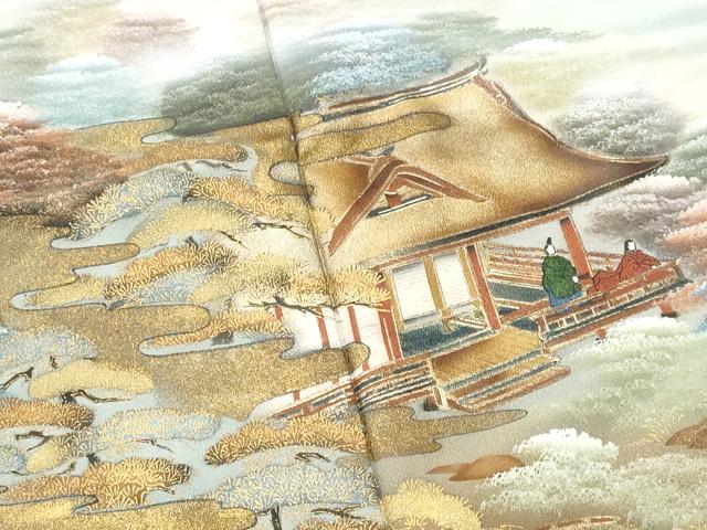 平和屋着物■豪華色留袖 作家物 古都庭園 暈し染め 金彩 正絹 逸品 CABE6356fb