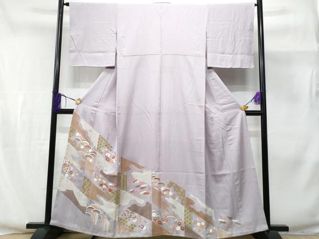 平和屋着物■豪華色留袖 作家物 吉祥花文 金彩 正絹 逸品 CABE6360fb