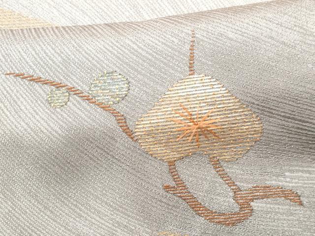 平和屋着物■訪問着 刺繍 枝梅文 暈し染め 正絹 逸品 CABE6363fb