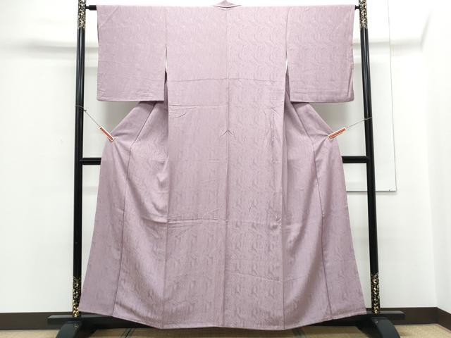 平和屋着物■上質な小紋 杢目文様 正絹 逸品 CABE6638th