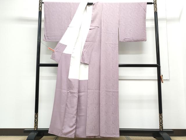 平和屋着物■上質な小紋 杢目文様 正絹 逸品 CABE6638th