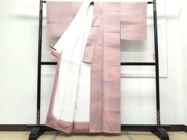 平和屋着物■上質な小紋 作家物 霞文 暈し染め 正絹 逸品 CABE6691th