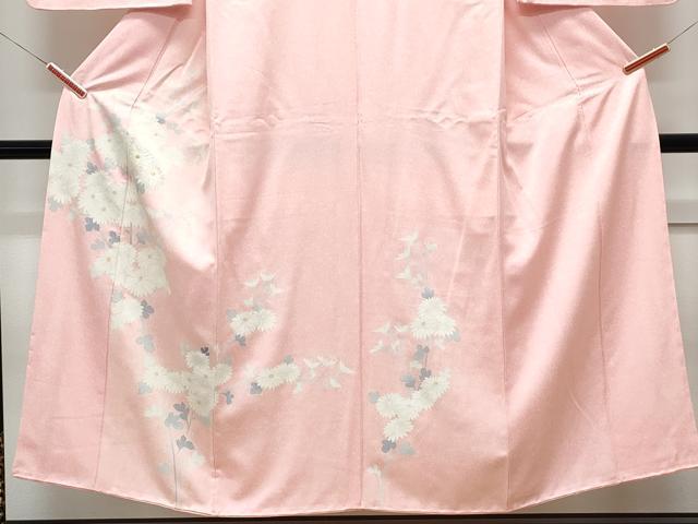 平和屋着物■訪問着 刺繍 草花文 正絹 逸品 CABE6694th
