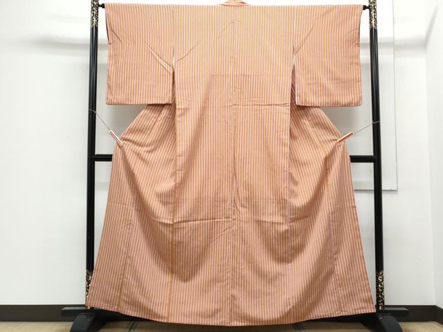 平和屋着物■上質な小紋 間道 正絹 逸品 CABE6718th