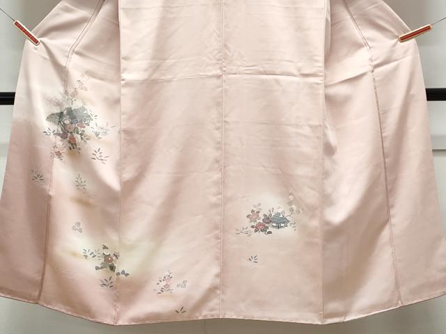 平和屋着物■訪問着 風景文 暈し染め 金彩 正絹 逸品 未使用 CABE6722th