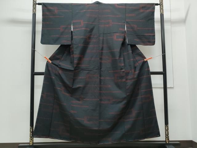 平和屋着物■上質な紬 吉祥文 正絹 逸品 CABE6735th