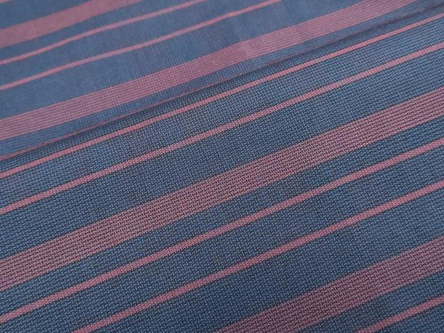 平和屋着物■本場縞大島紬 横段文 正絹 逸品 CABE6751th