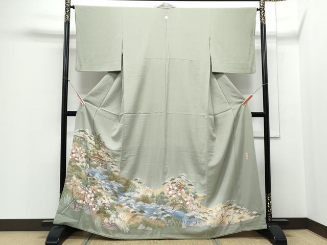 平和屋着物■豪華色留袖 金閣寺 金彩 正絹 逸品 CABE6756th