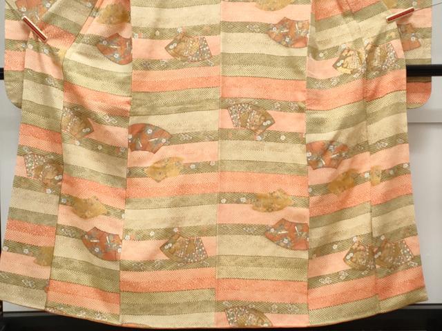 平和屋着物■豪華振袖 地紙花文 金彩 正絹 逸品 CABE6779th
