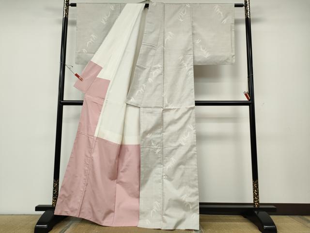 平和屋着物●本場大島紬 白大島 9マルキ 飛鶴文 株式会社つむぎや謹製 証紙付き 正絹 逸品 CABE6817ut