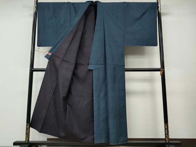 平和屋着物●男性 本場大島紬 アンサンブル 長襦袢セット 100亀甲 総詰め 正絹 逸品 未使用 CABE6851ut