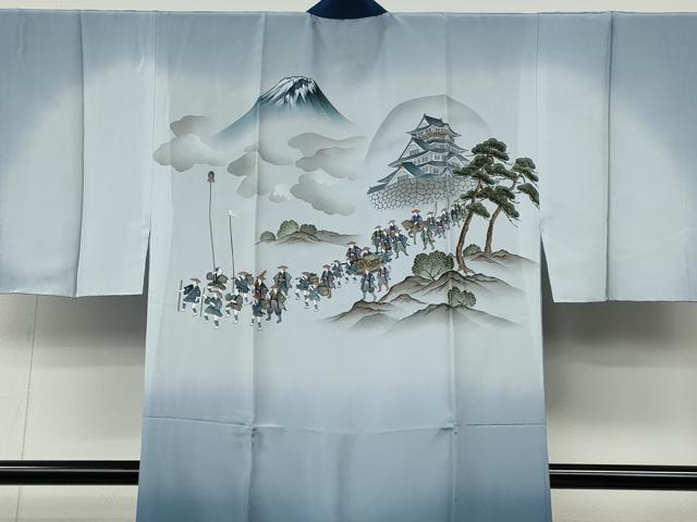 平和屋着物●男性 本場大島紬 アンサンブル 長襦袢セット 100亀甲 総詰め 正絹 逸品 未使用 CABE6851ut