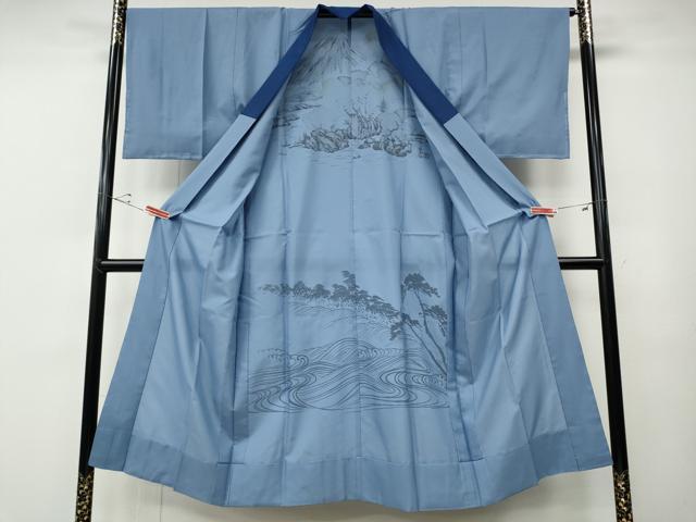 平和屋着物●男性 本場大島紬 アンサンブル 長襦袢セット 80亀甲 総詰め 正絹 逸品 CABE6854ut