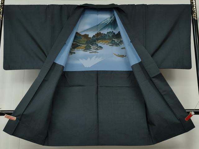 平和屋着物●男性 本場大島紬 アンサンブル 100亀甲 総詰め 正絹 逸品 CABE6856ut