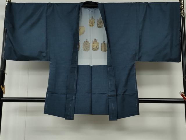 平和屋着物●男性 本場大島紬 アンサンブル 100亀甲 総詰め 正絹 逸品 未使用 CABE6859ut