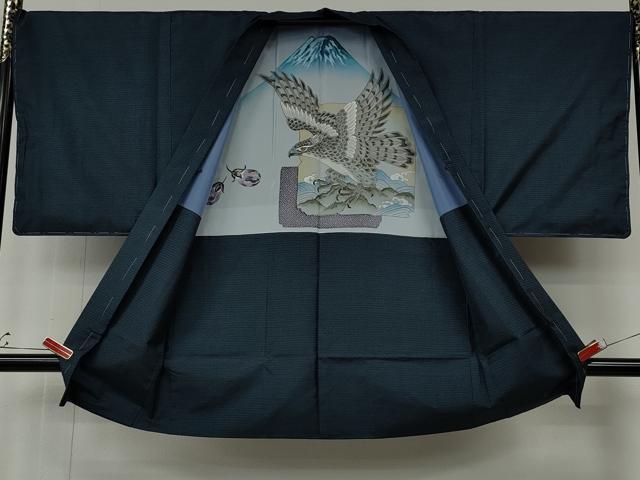 平和屋着物●男性 本場大島紬 アンサンブル 100亀甲 総詰め 正絹 逸品 CABE6866ut